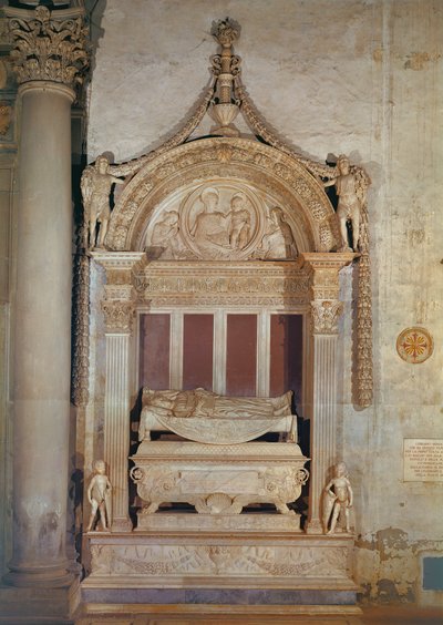 Tomb of Carlo Marsuppini by Desiderio da Settignano